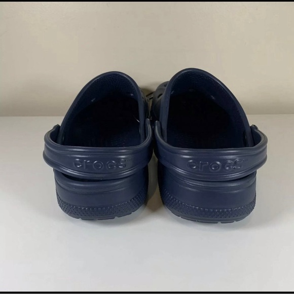 Crocs Unisex's Mens Baya Clogs - Navy - Picture 3 of 4